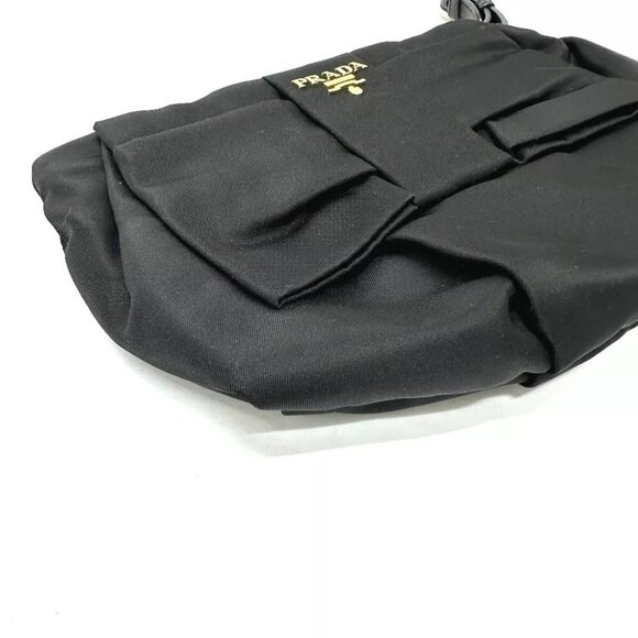 PRADA Logo ribbon with Strap Small items Multi-purpose Accessory pouch - Picture 5 of 12